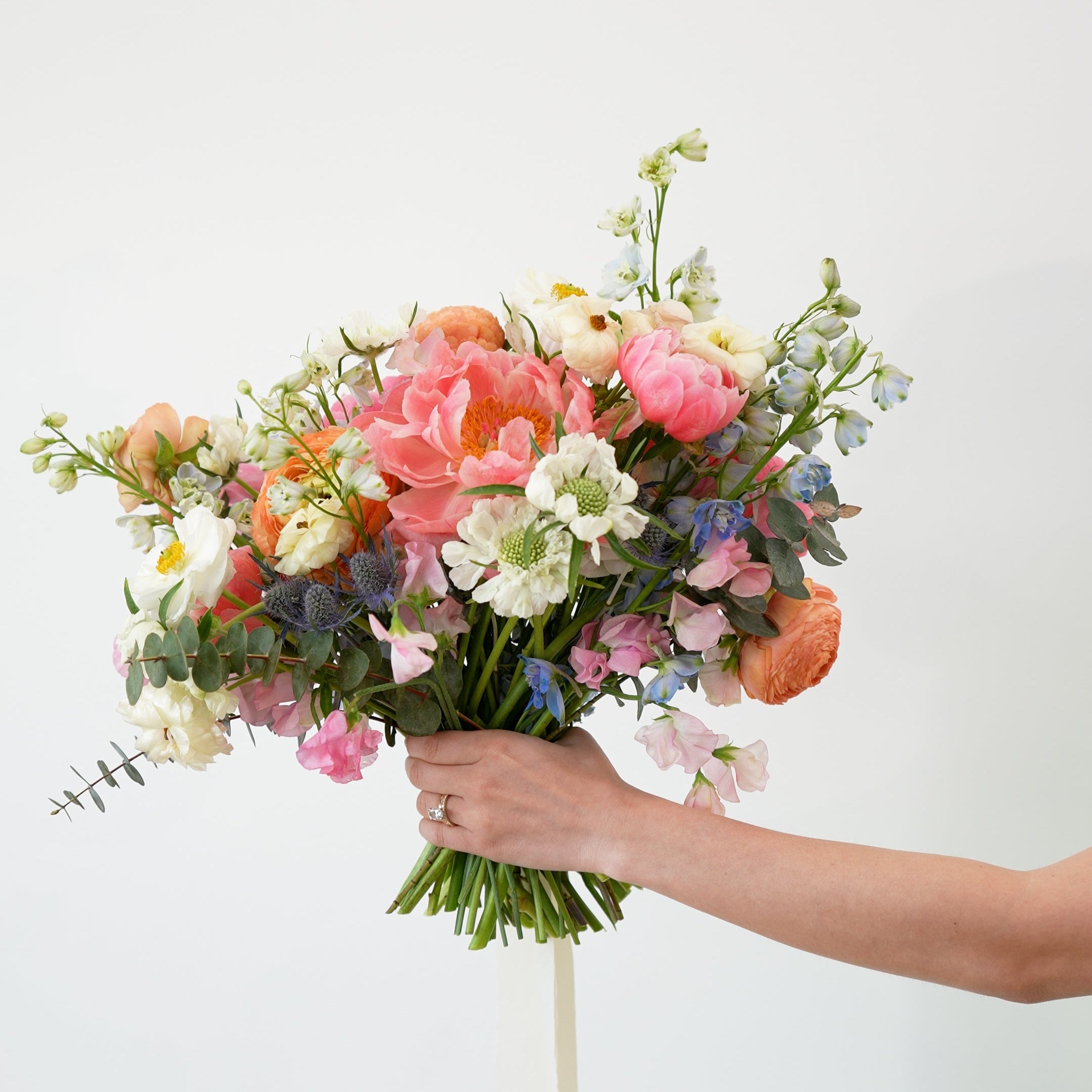 Wedding bouquet at pressed floral to preserve